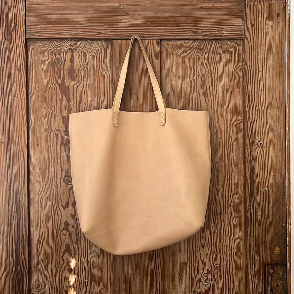 Madewell Transport leather tote
